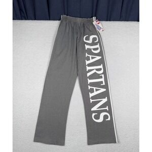 NEW 90s Dodger Brand - SPARTANS Sweatpants Gray Striped - Women's Small